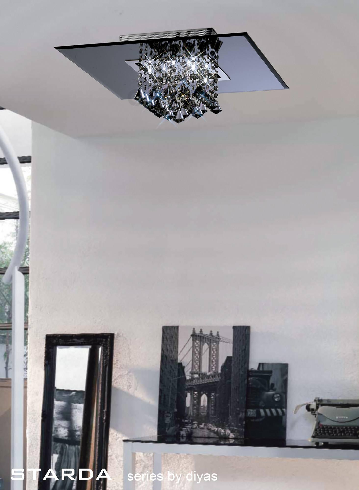 Starda Crystal Ceiling Lights Diyas Flush Crystal Fittings Starda Crystal Ceiling Lights Diyas Flush Crystal Fittings